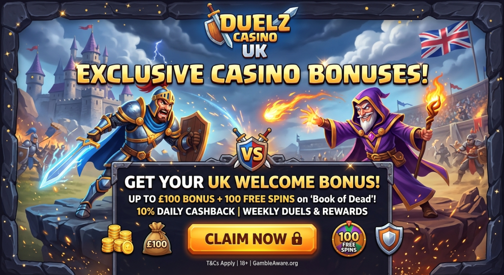 Casino Bonuses at Duelz Casino Bonuses at Duelz